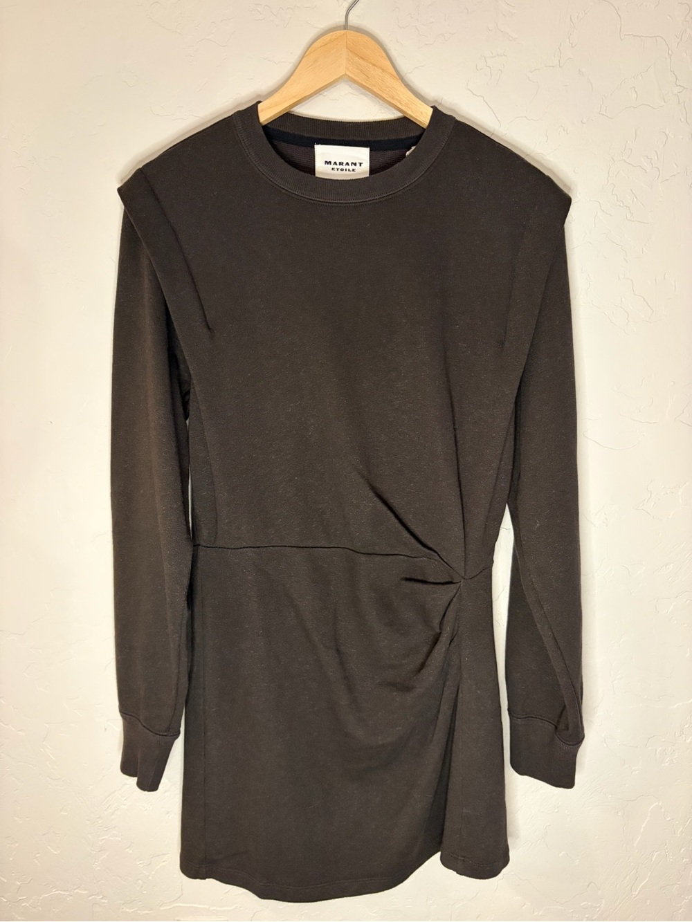 Isabel Marant Long-Sleeve Sweatshirt Dress Size 4-6